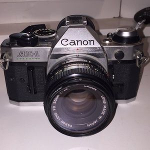 Canon AE-1 program camera